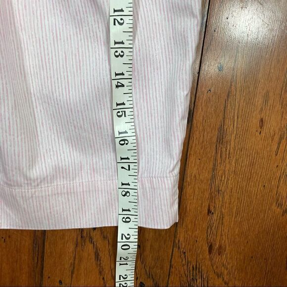 Lady Hagen Pink And White Striped Breast Cancer Awareness Shorts, Size 2 - Picture 7 of 10